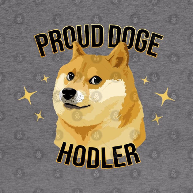 Proud Doge Hodler by Sunny Saturated